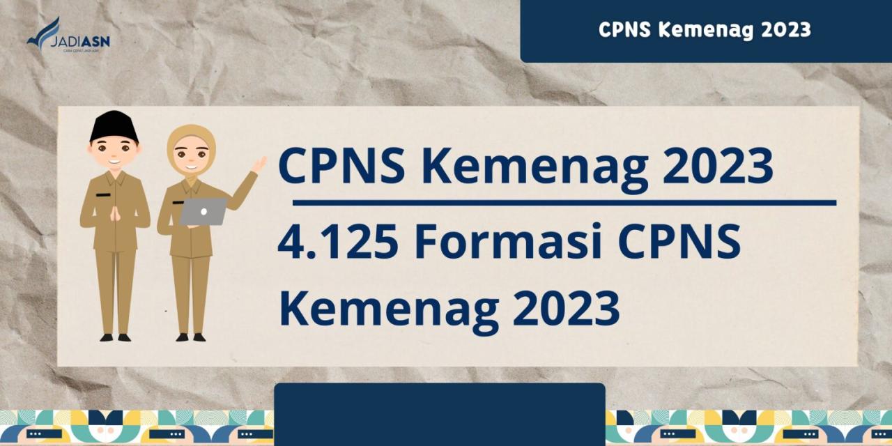 CPNS Kemenag 2023: Formasi, Syarat, dan Cara Daftar