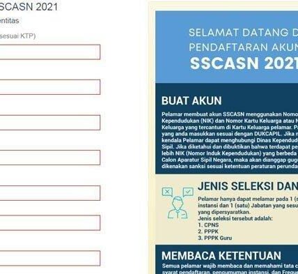 Cara mendapatkan SSCASN BKN Go ID untuk CPNS