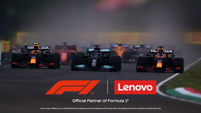 Lenovo Menjadi Mitra Global Formula 1 dalam Kesepakatan yang