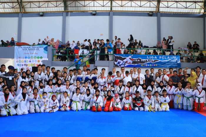 Liga Pelajar Taekwondo 3 Kota Tangerang Siap Digelar, Total