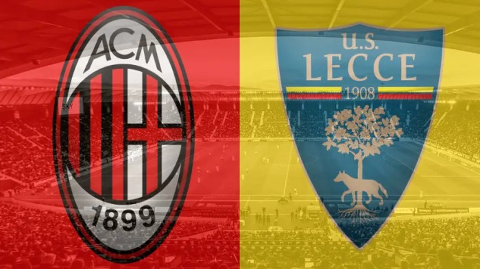 AC Milan Vs Lecce: Rossoneri Libas Giallorossi