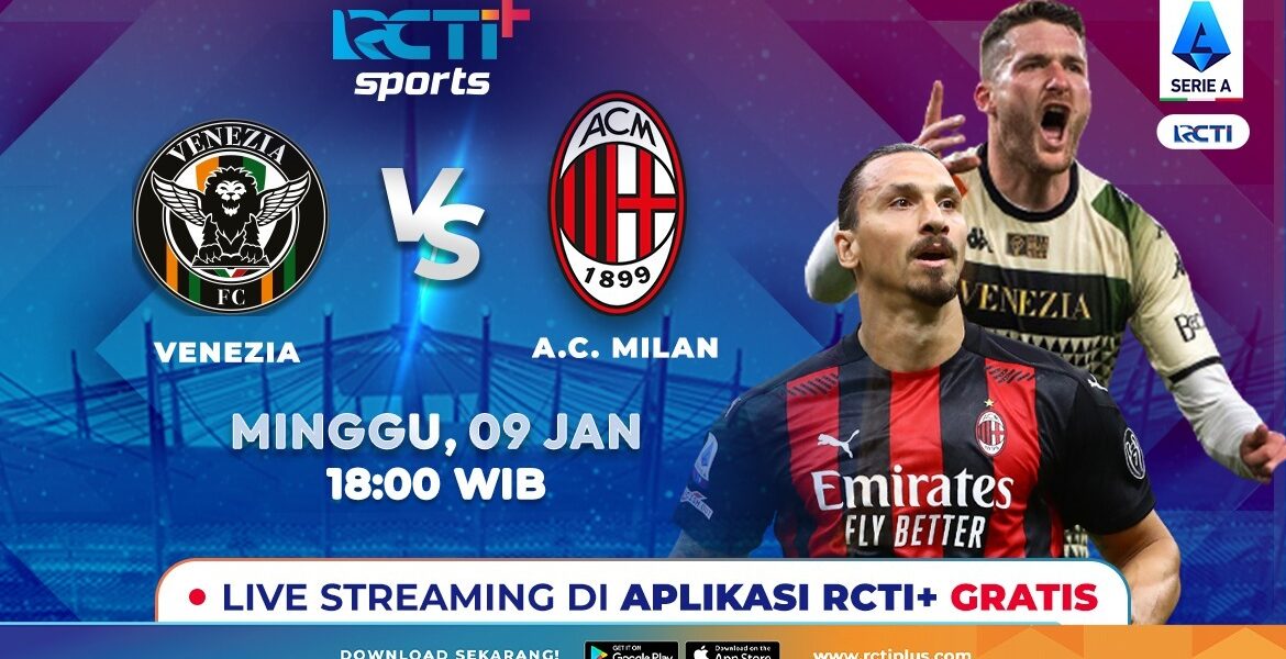 Jadwal dan Hasil Pertandingan AC Milan vs Venezia