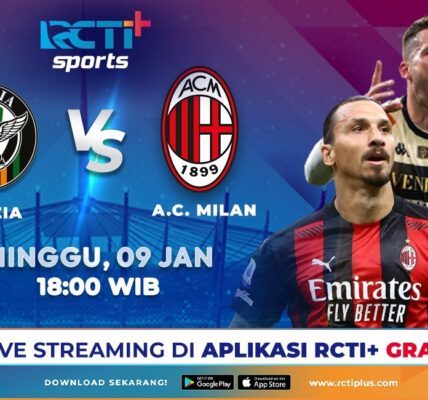 Jadwal dan Hasil Pertandingan AC Milan vs Venezia