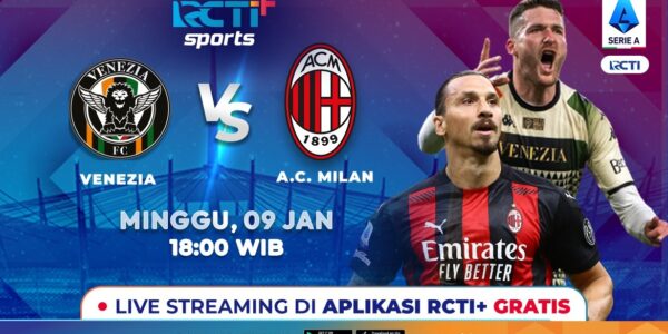 Jadwal dan Hasil Pertandingan AC Milan vs Venezia