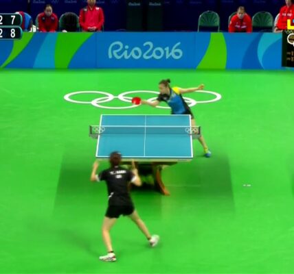 Kristina Joksimovic vs pemain tenis meja lain