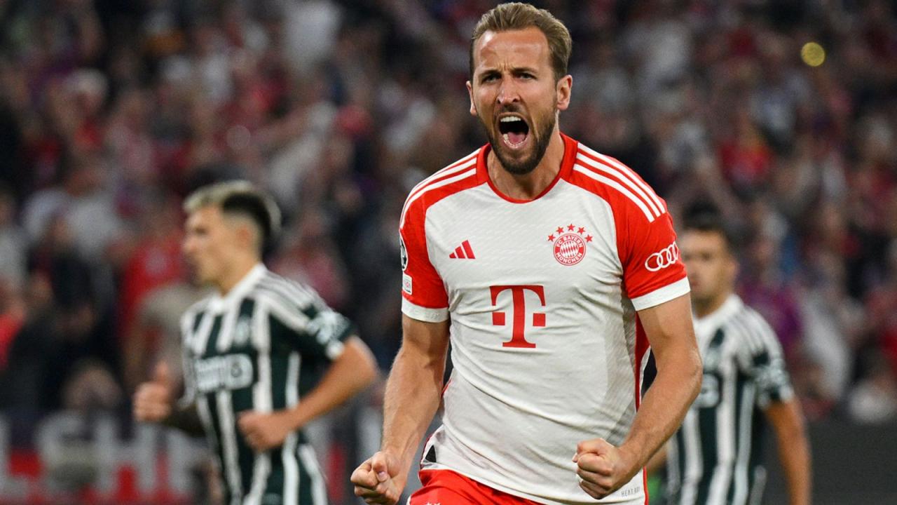 Bayern Munich Vs Dinamo Zagreb: Kane Quattrick, Die Roten