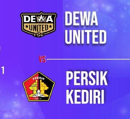 Liga 1: Susunan Pemain Dewa United Vs Persik, Dede Sapari Starter