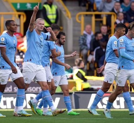 Wolves leroy sane goal bruyne