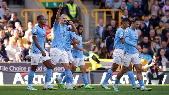 Wolves leroy sane goal bruyne