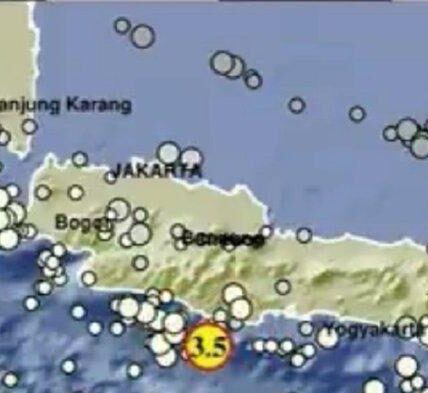 TIGATOGEL - Data gempa Pangandaran terbaru dari BMKG