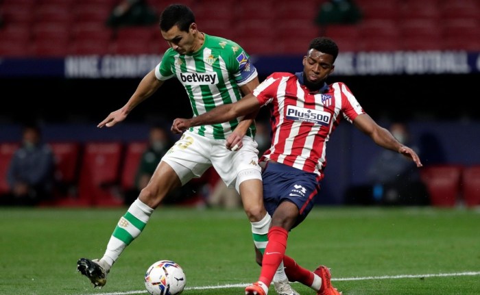 TIGATOGEL - Real Betis Vs Atletico Madrid: Los Colchoneros Akhirnya Tumbang