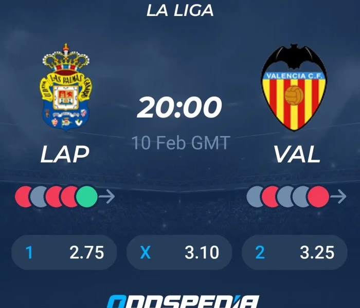 TIGATOGEL - Prediksi hasil pertandingan Valencia vs Las Palmas La Liga