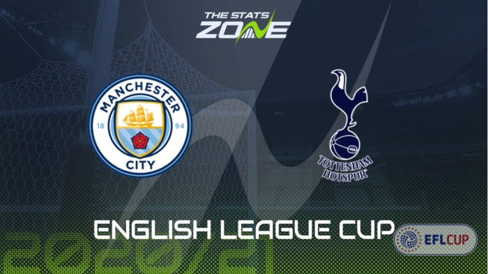 TIGATOGEL - Jadwal Carabao Cup, Tottenham Vs Manchester City