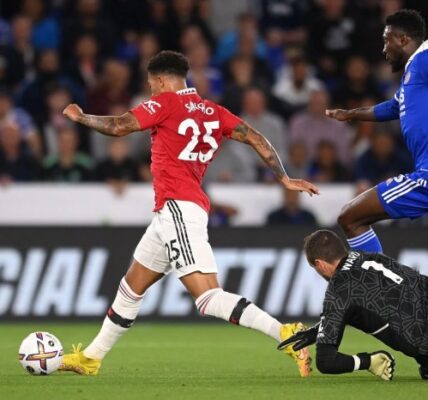 TIGATOGEL - Manchester United vs Leicester City Hasil Pertandingan