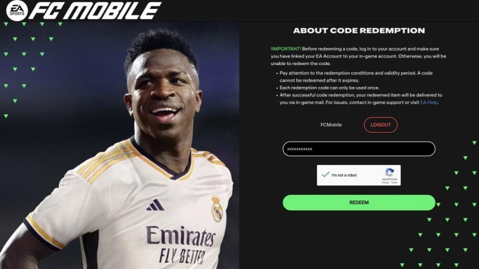 TIGATOGEL - Kode Redeem FC Mobile Terbaru 1 November 2024, Klaim Segera