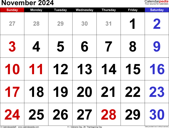 TIGATOGEL - Kalender Jawa Bulan November 2024 Lengkap dengan Weton